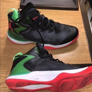 Jordan 9 1/2 Black/Green/Neon